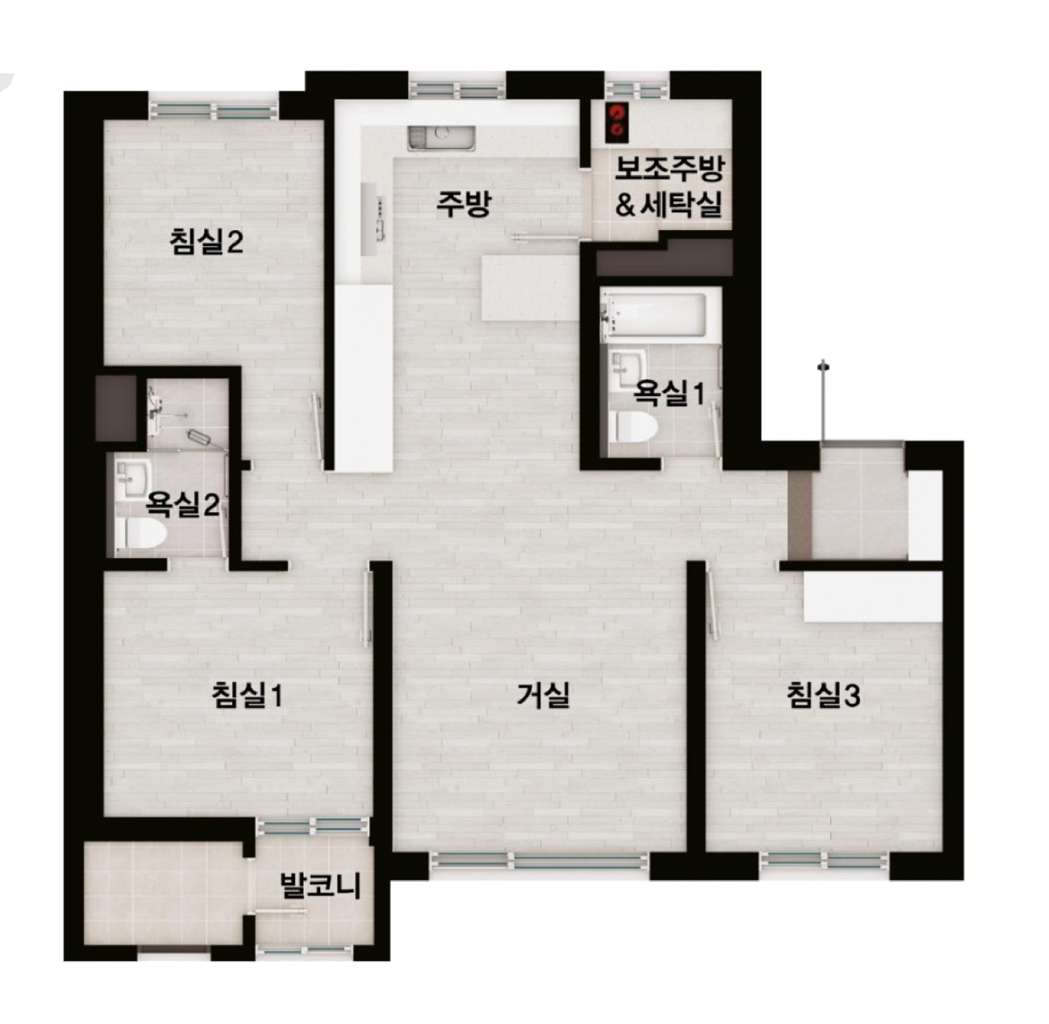 59A㎡ 평면도
