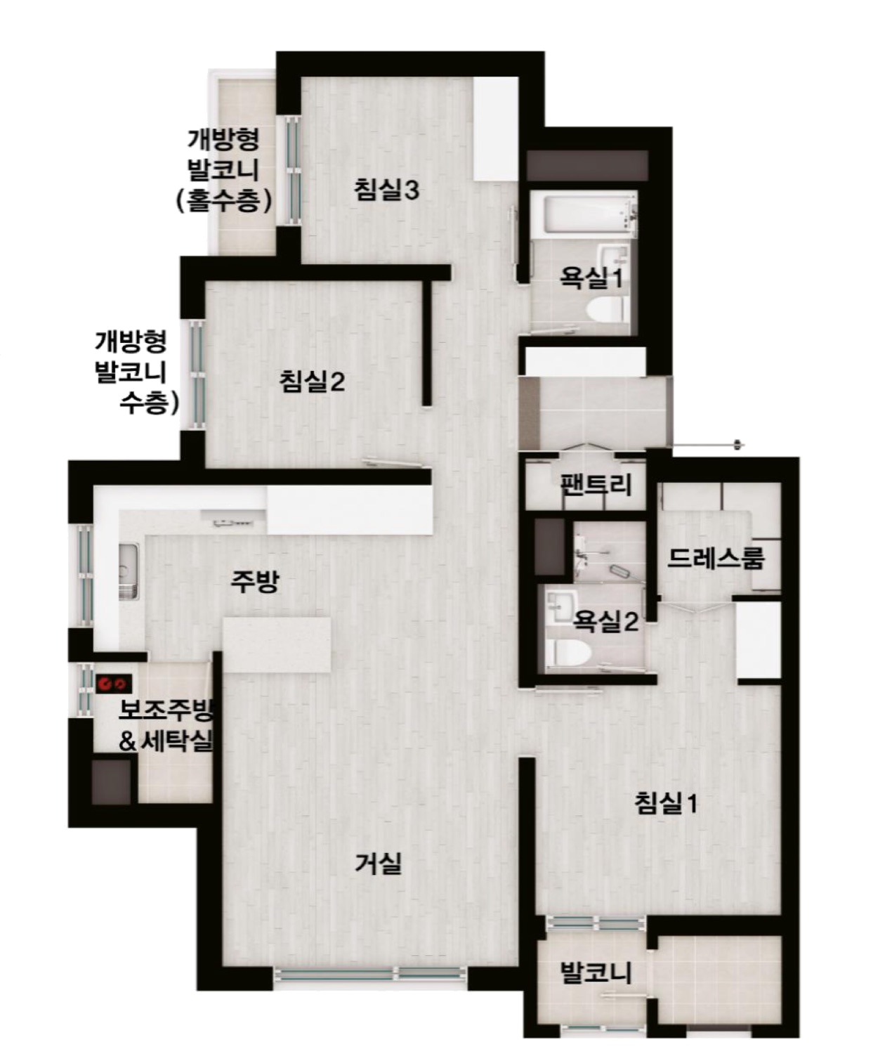 74㎡ 평면도